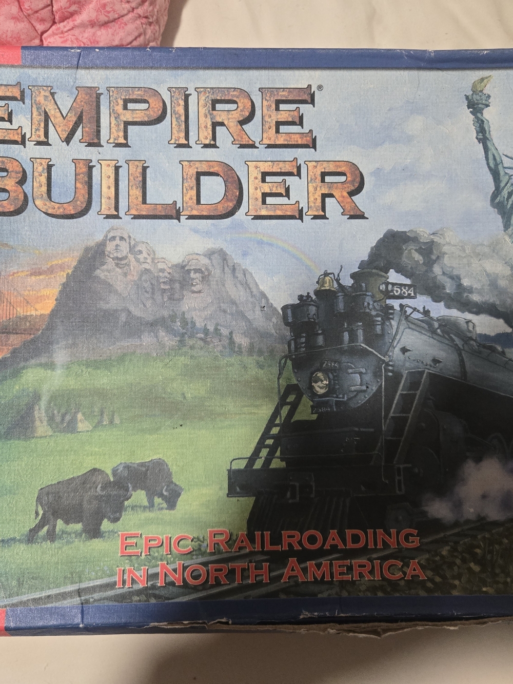Empire Builder Epic Railroading Board Game - Blue & Green Artwork